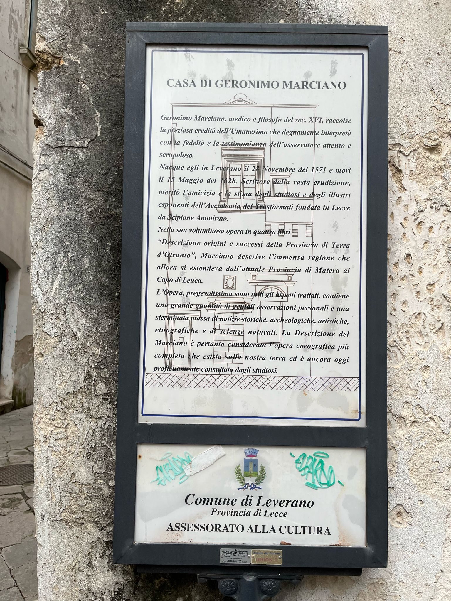 Girolamo Marciano’s birthplace, Leverano - 01.JPG
